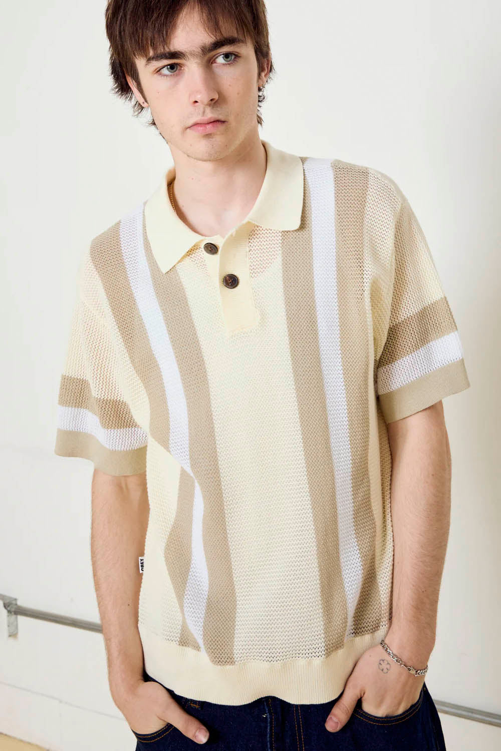 OBEY - OBEY SETH POLO SWEATER