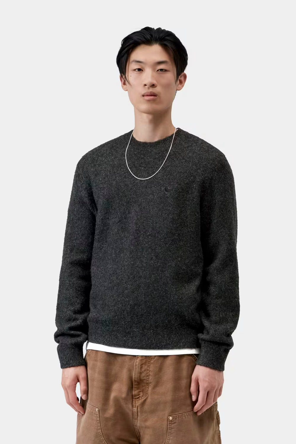 CARHARTT WIP - CURTIS SWEATER - TANGLED BLACK