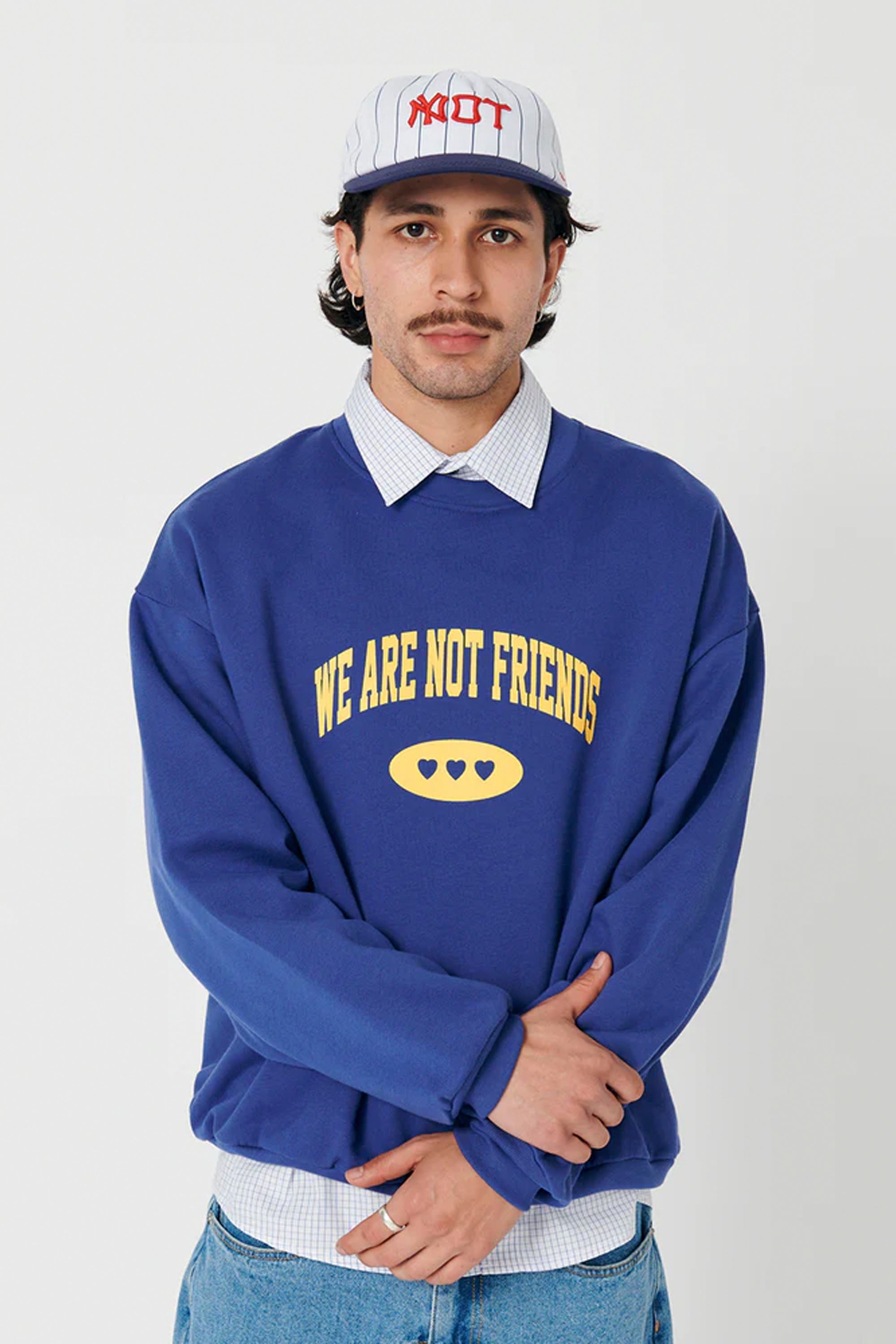 WE ARE NOT FRIENDS - U FRIENDS CREWNECK