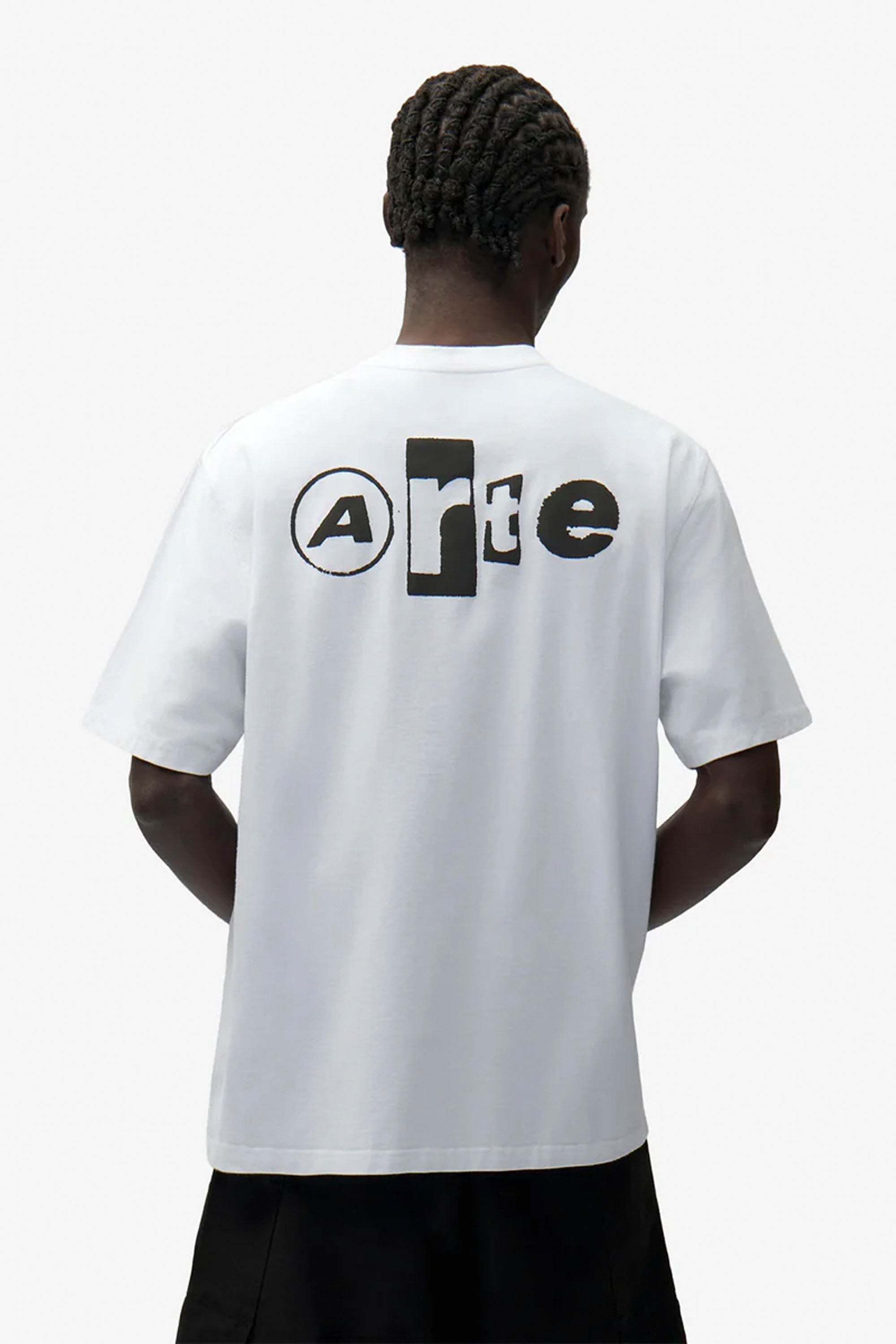 ARTE - BACK COLLAGE T-SHIRT - WHITE