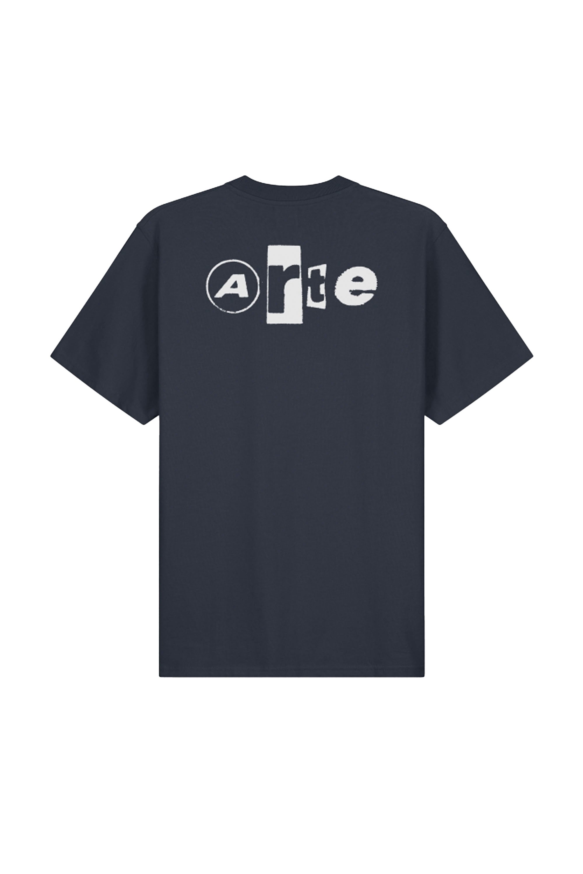 ARTE - BACK COLLGE T-SHIRT - NAVY