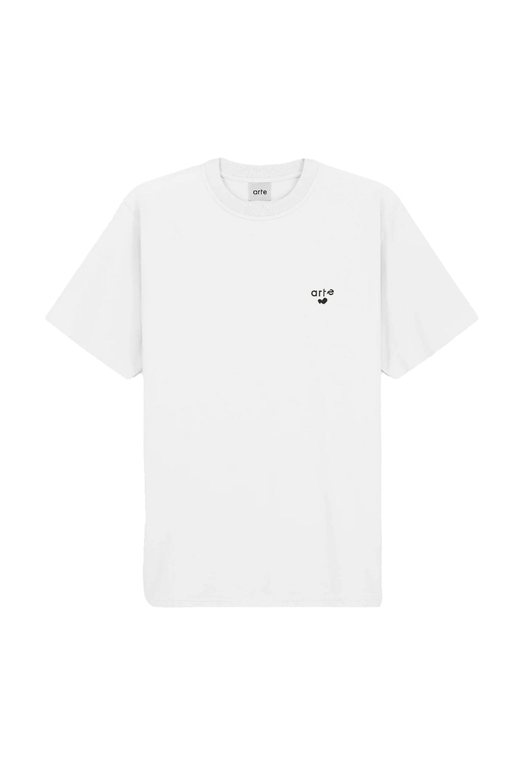 ARTE - HEART LOGO T-SHIRT - WHITE