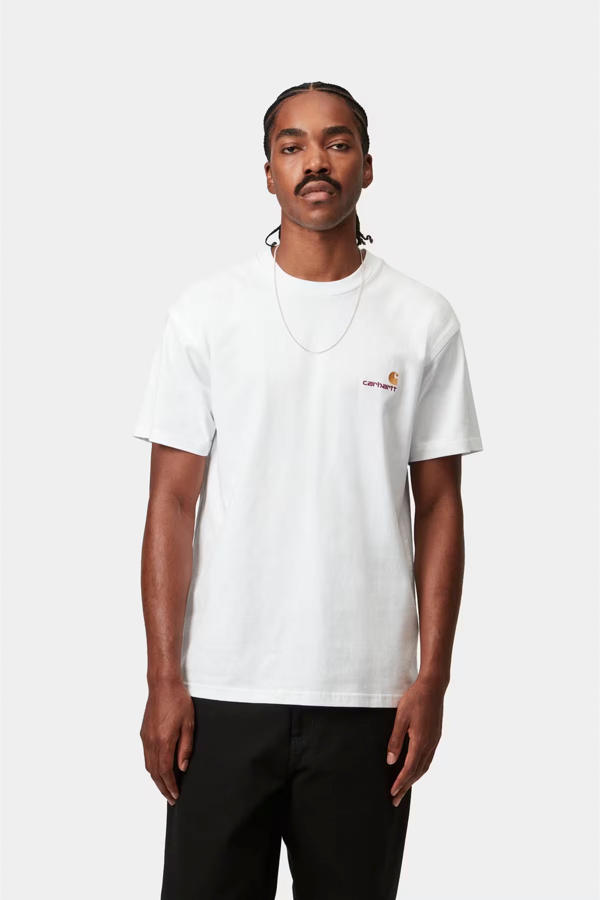 CARHARTT WIP - AMERICAN SCRIPT T-SHIRT - WHITE