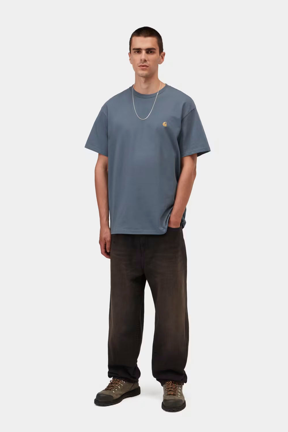 CARHARTT WIP - CHASE T-SHIRT - ICESHEET