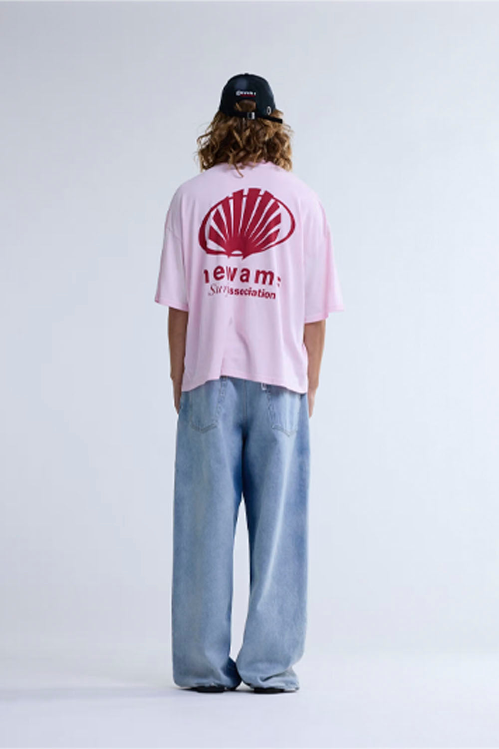 NEW AMSTERDAM SURF ASSOCIATION - CORPORATE LOGO TEE - PINK LADY
