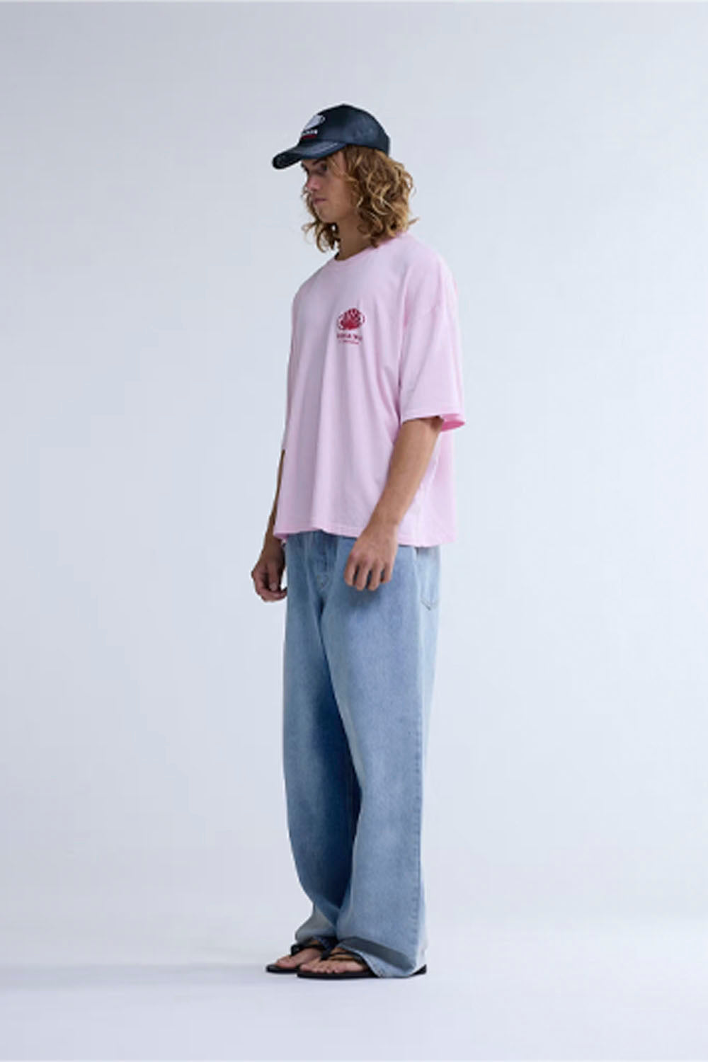 NEW AMSTERDAM SURF ASSOCIATION - CORPORATE LOGO TEE - PINK LADY