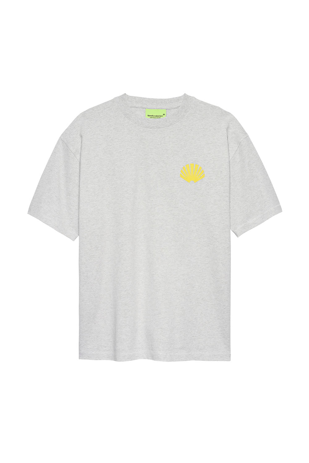 NEW AMSTERDAM SURF ASSOCIATION - LOGO TEE - ASH LEMON