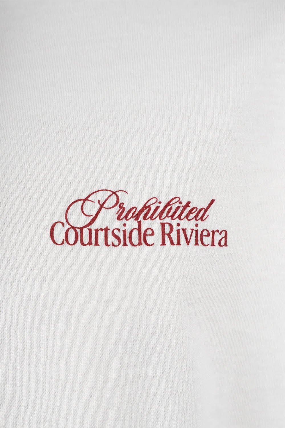 PROHIBITED - COURTSIDE RIVIERA TEE