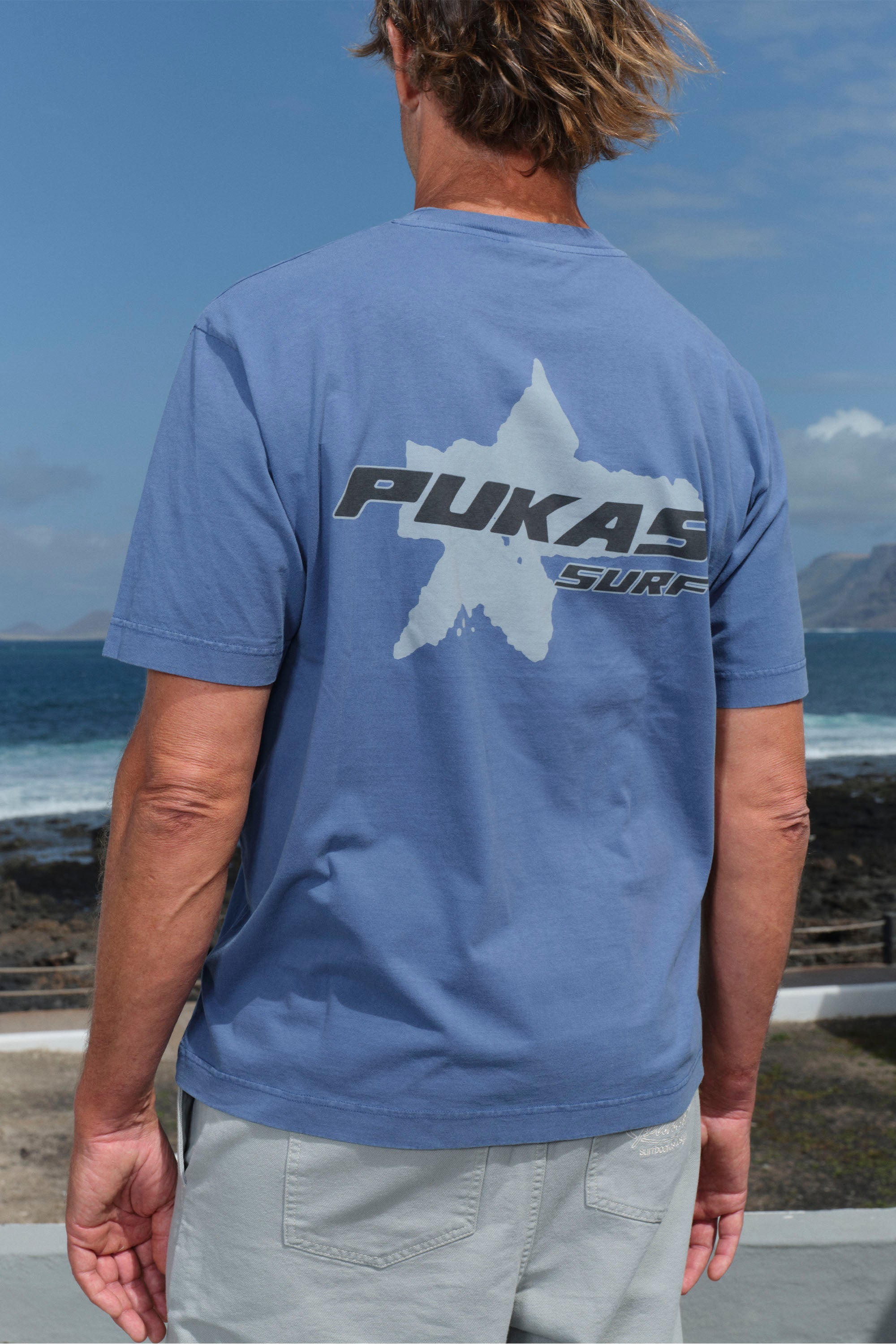 PUKAS - COMP TEE - DUSTY BLUE