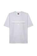 PUKAS - FIVE STARS CONTRAST STITCH TEE - HEATHER GREY