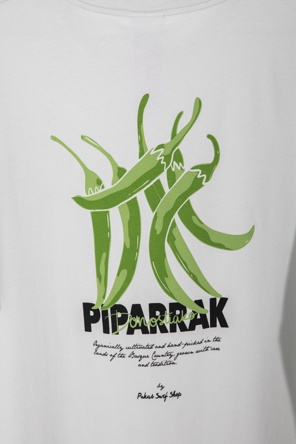 PUKAS SURF SHOP - PIPARRA TEE - ICE GREY - MAN