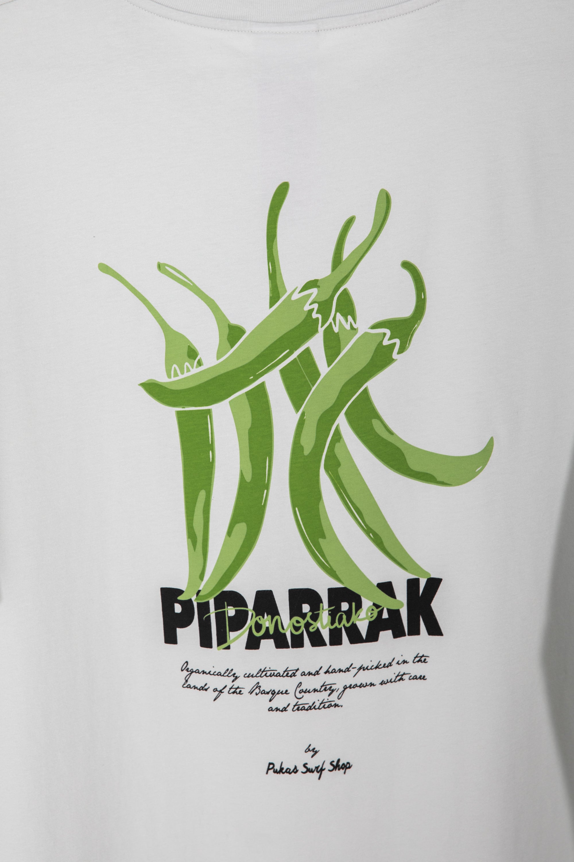 PUKAS SURF SHOP - PIPARRA TEE - ICE GREY - MAN