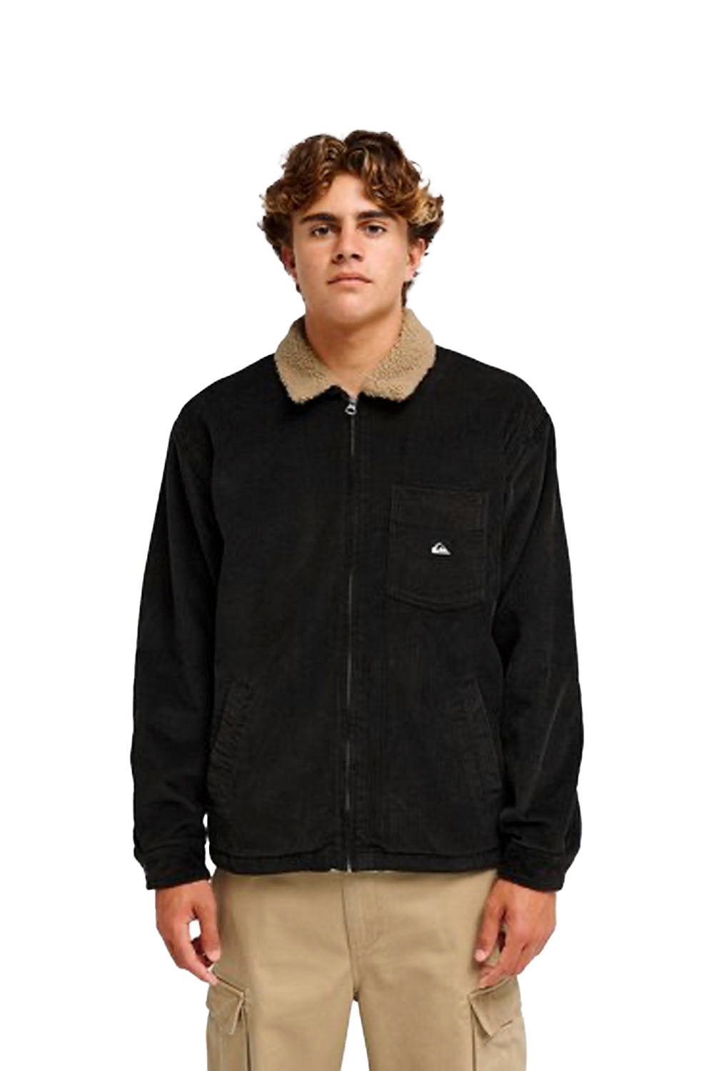 QUIKSILVER - SHERPA HARRINGTON JACKET - TARMAC