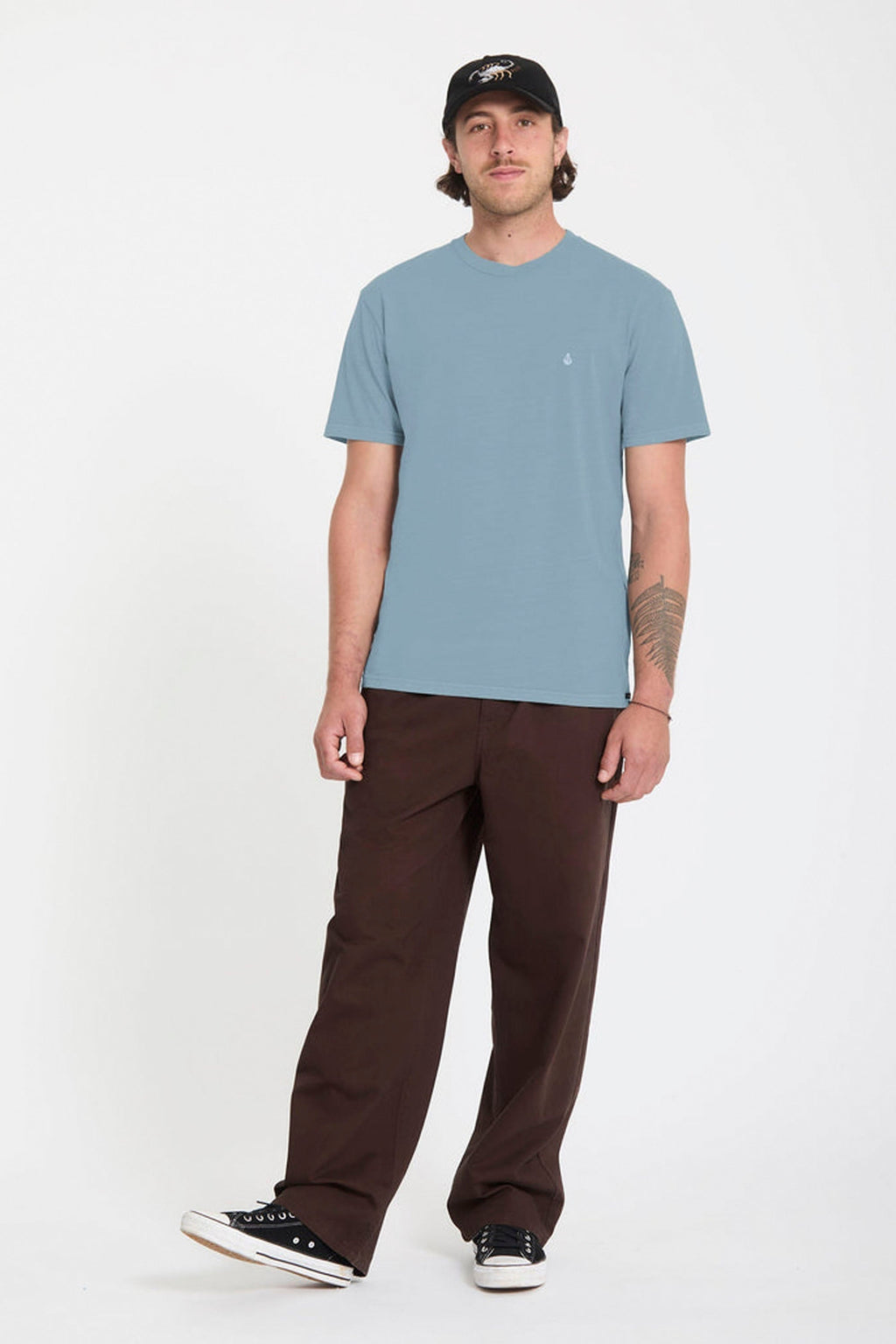 VOLCOM - SOLID STONE EMB T-SHIRT - TRADEWINDS