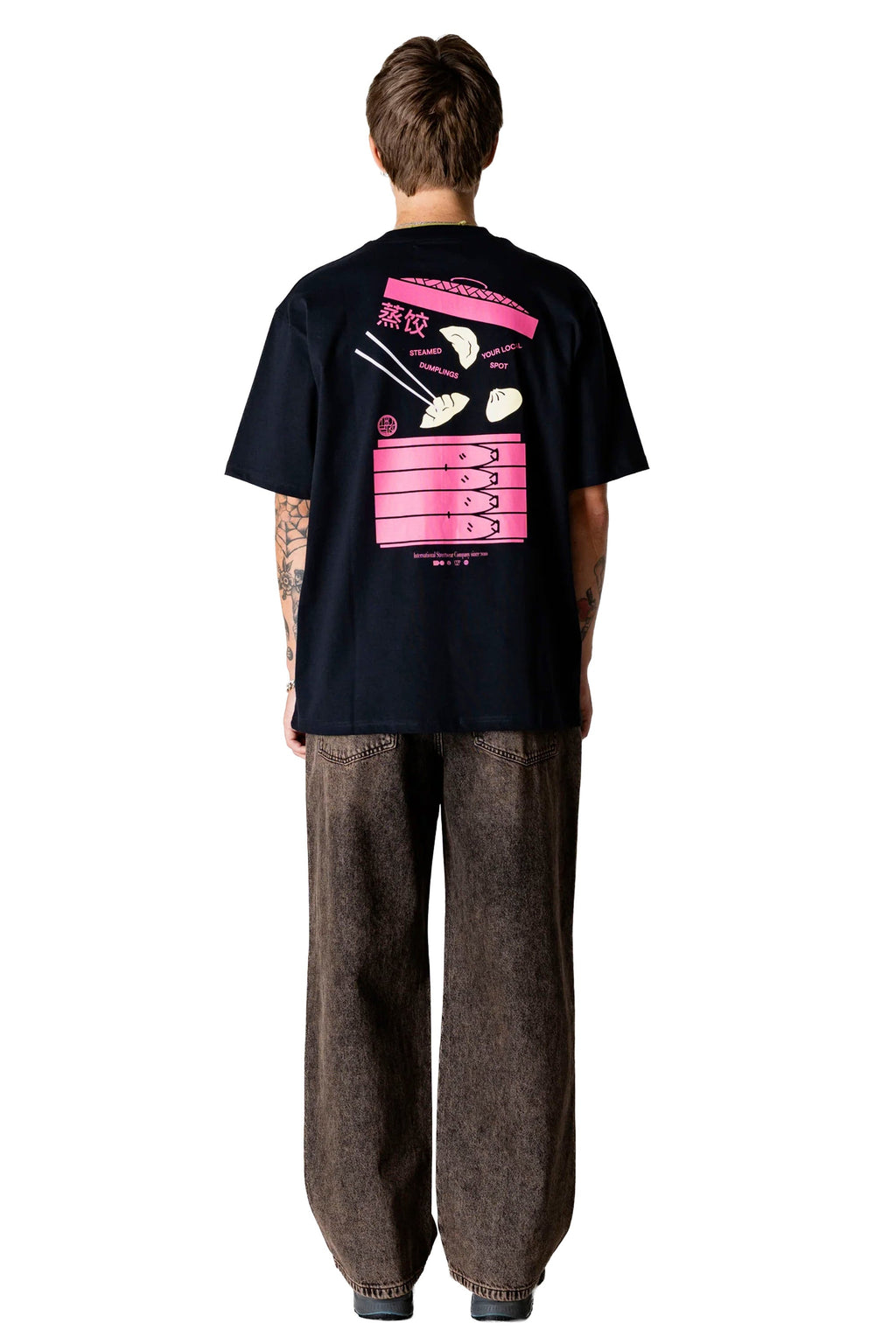 WOODBIRD - WBBAINE DUMP TEE - BLACK
