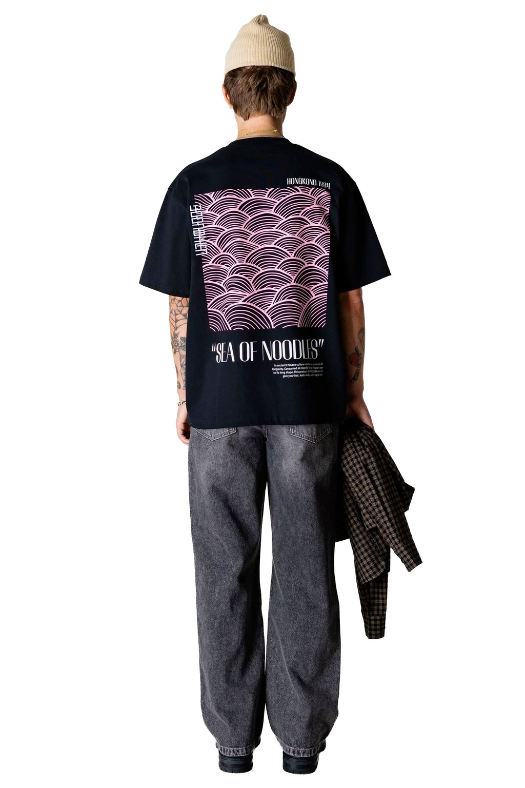 WOODBIRD - WBBAINE SEA TEE - BLACK