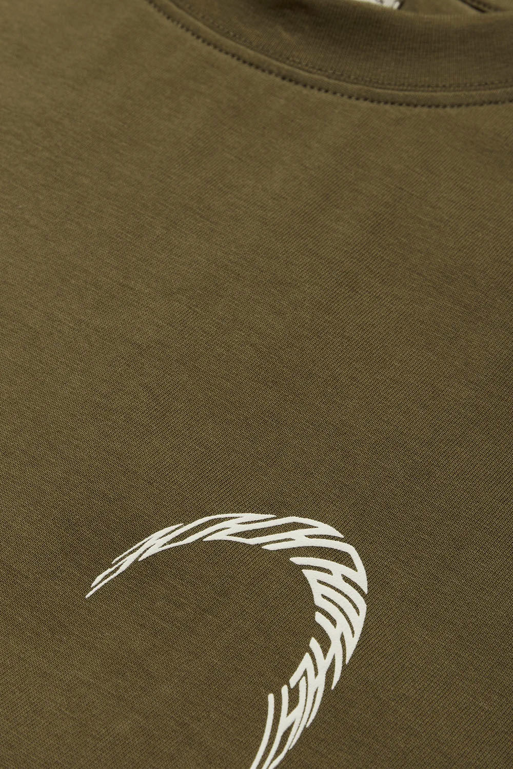 WOODBIRD - WBBAINE WARP TEE - DARK OLIVE