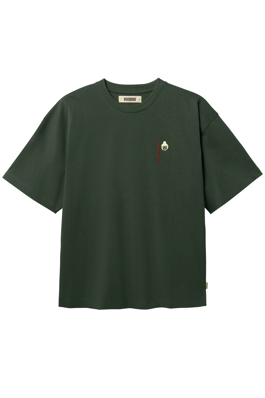 WOODBIRD - WBBEAM SUMA TEE - PINE GREEN
