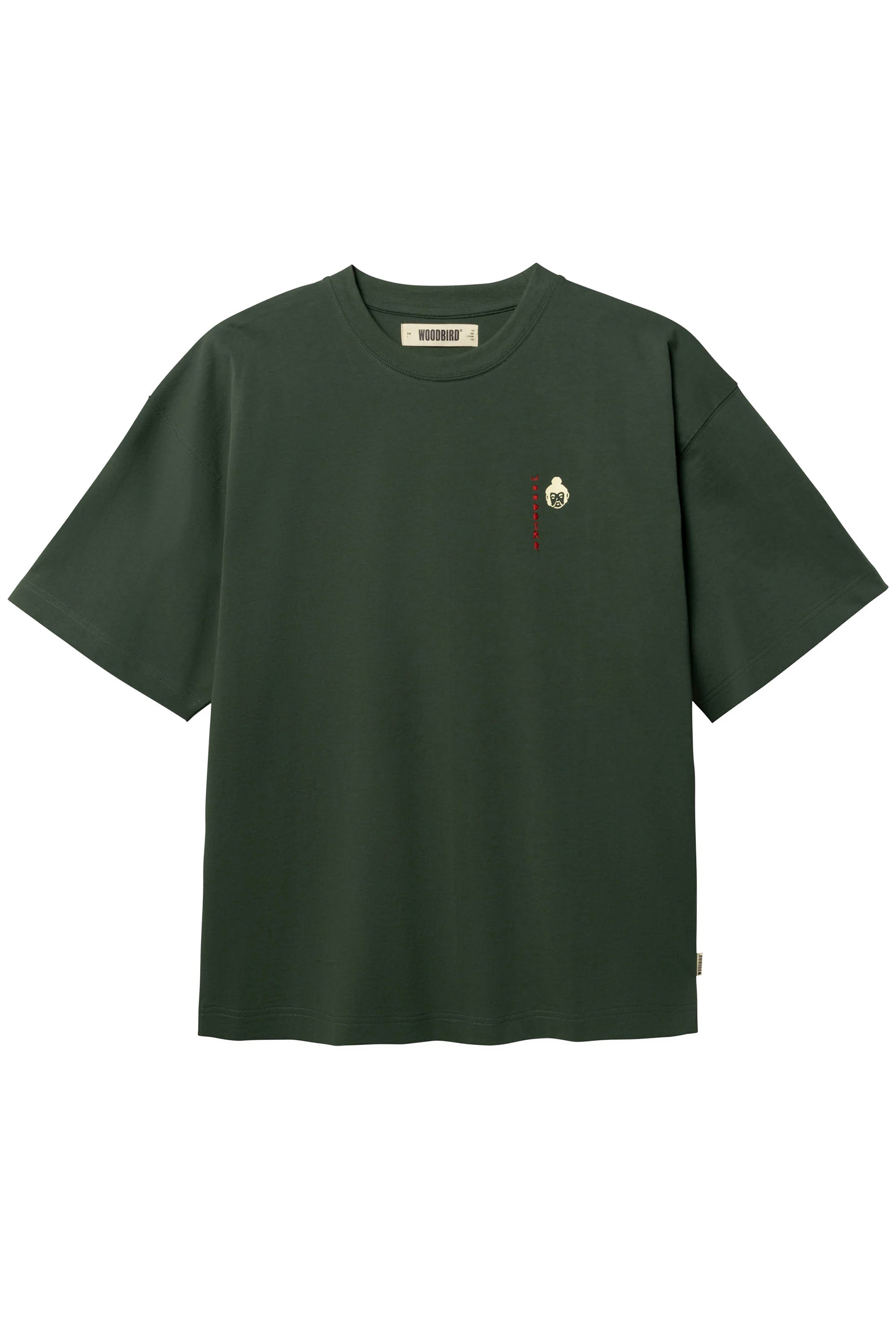 WOODBIRD - WBBEAM SUMA TEE - PINE GREEN