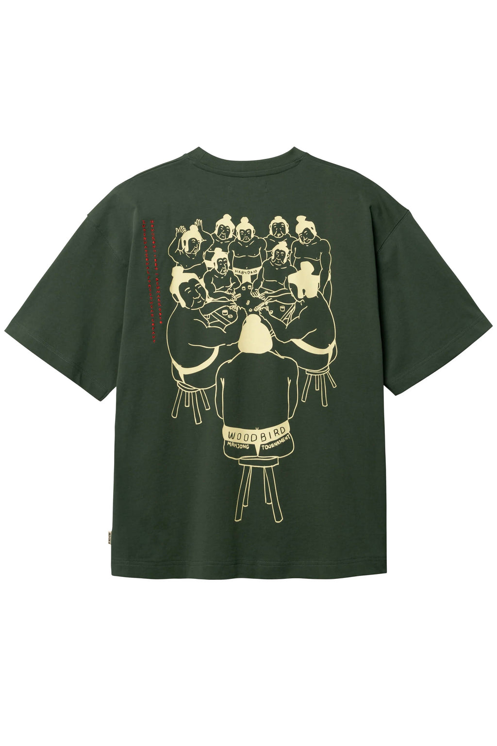 WOODBIRD - WBBEAM SUMA TEE - PINE GREEN