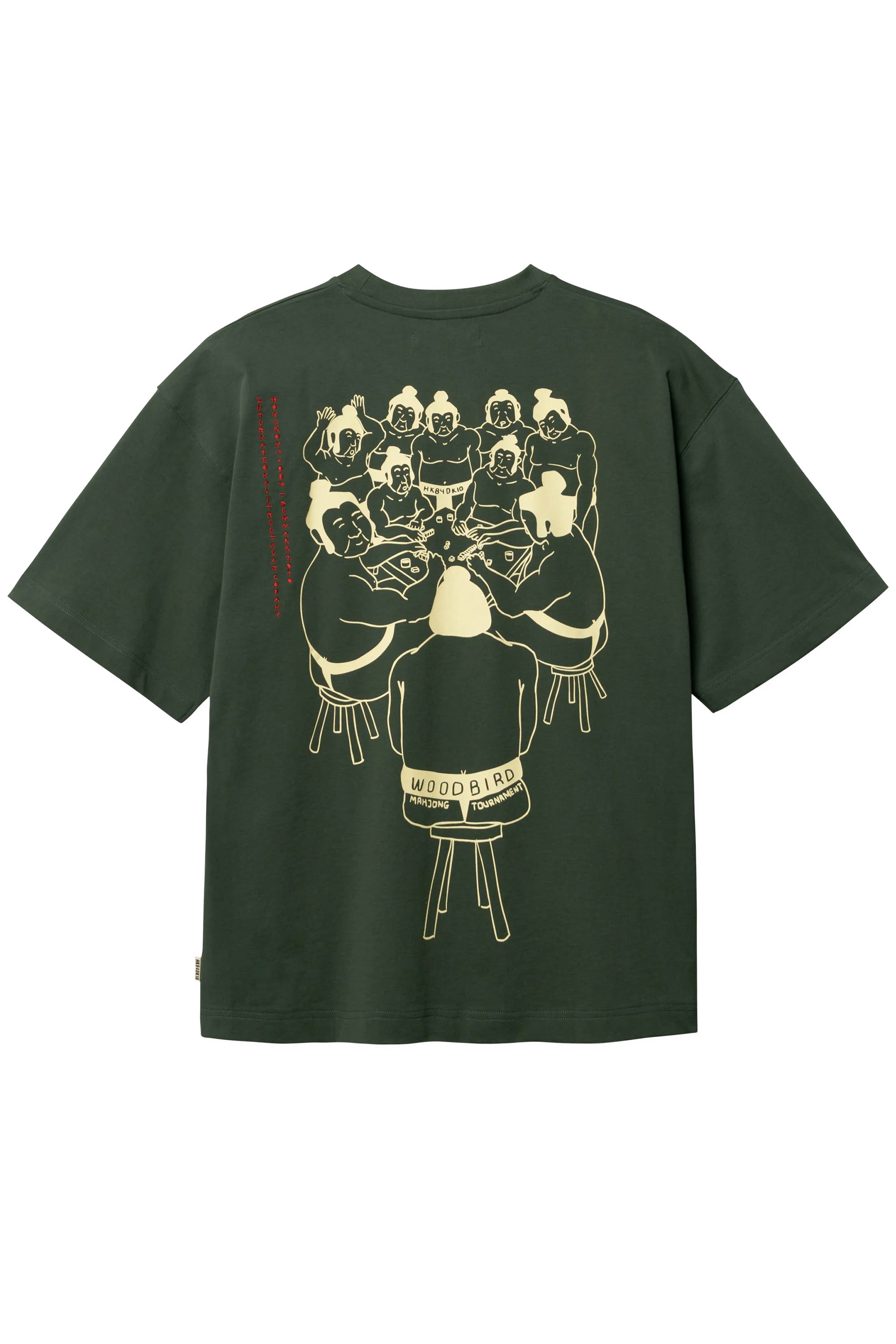 WOODBIRD - WBBEAM SUMA TEE - PINE GREEN