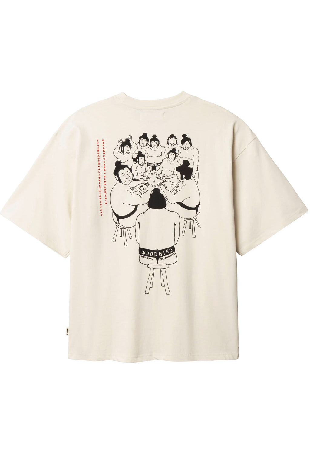 WOODBIRD - WBBEAM SUMA TEE - WHITE