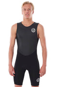 RIP CURL - DAWN PATROL - 2MM - SHORT JOHN - BLACK - MAN