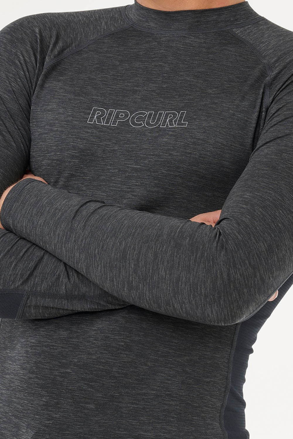 RIP CURL - DAWN PATROL UPF PERF - LONG SLEEVE - BLACK MARLE - MAN