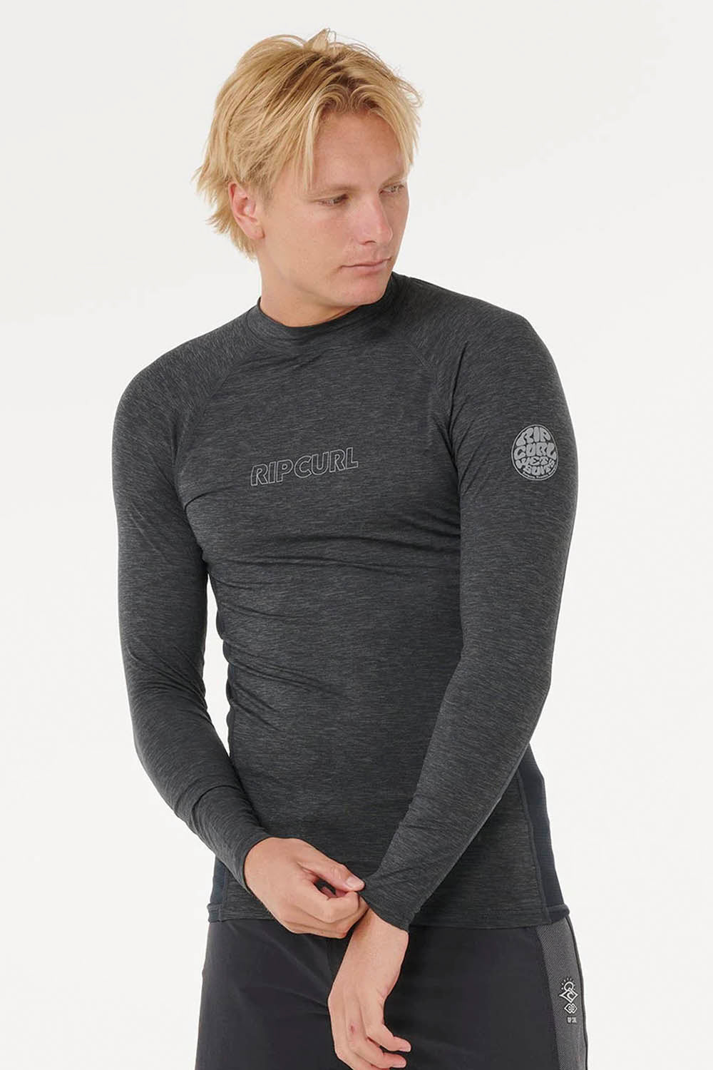 RIP CURL - DAWN PATROL UPF PERF - LONG SLEEVE - BLACK MARLE - MAN