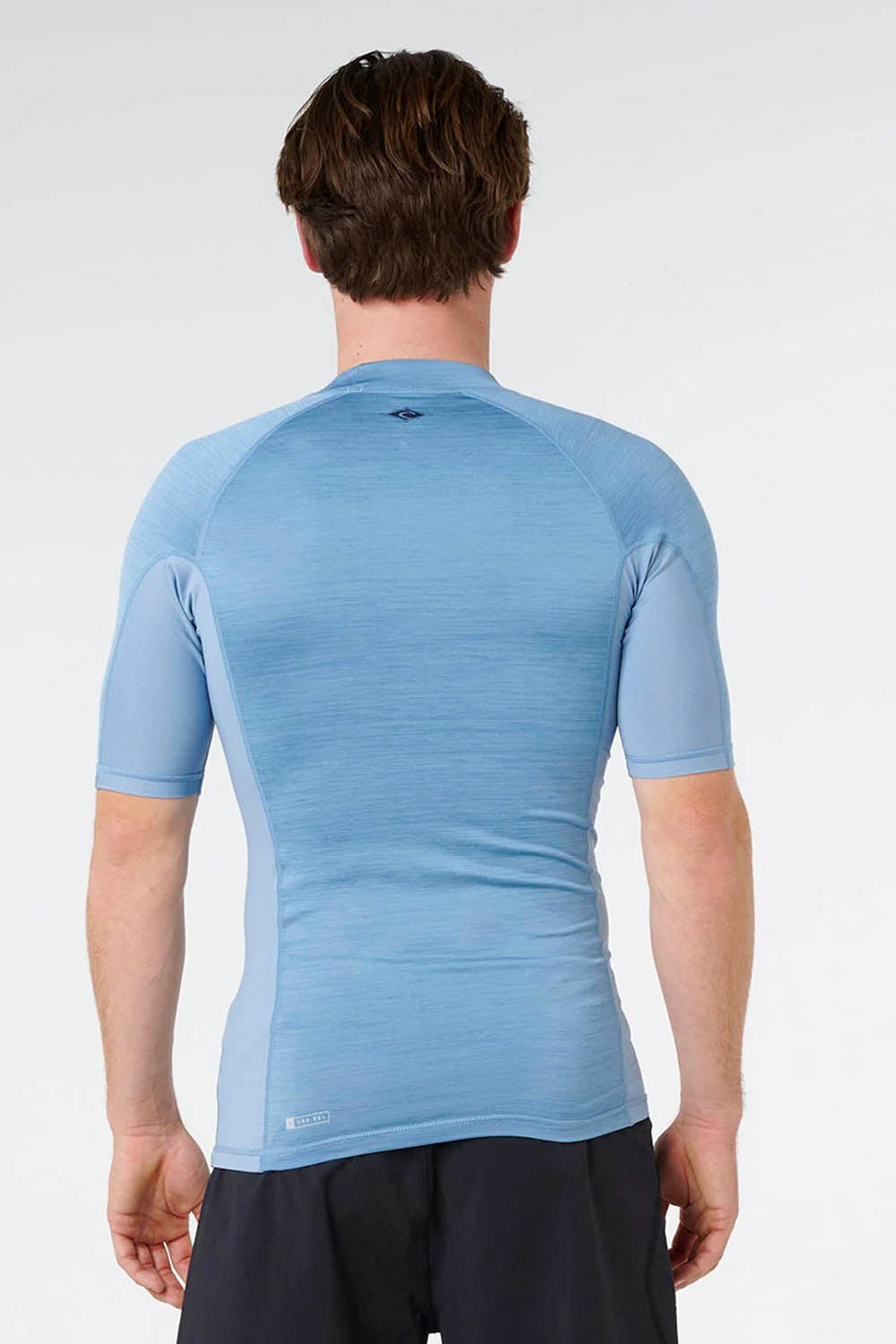 RIP CURL - DAWN PATROL UPF PERF - SHORT SLEEVE - FADED DENIM - MAN