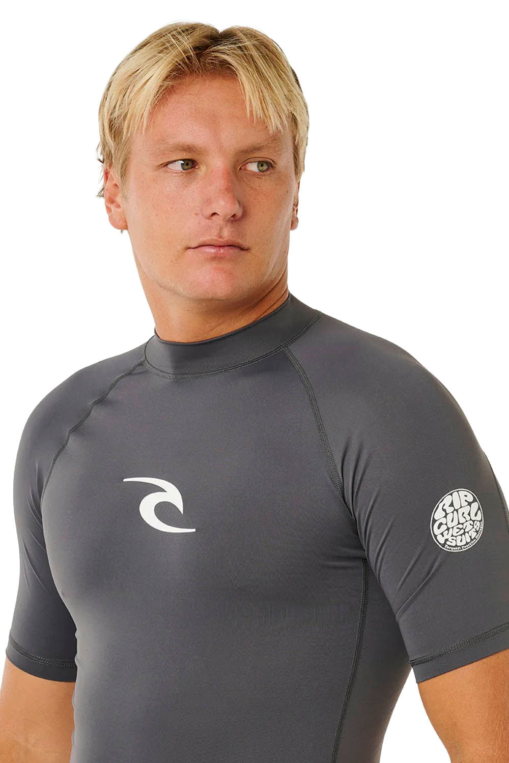 RIP CURL - WAVES UPF PERF - LONG SLEEVE - CHARCOAL GREY - MAN