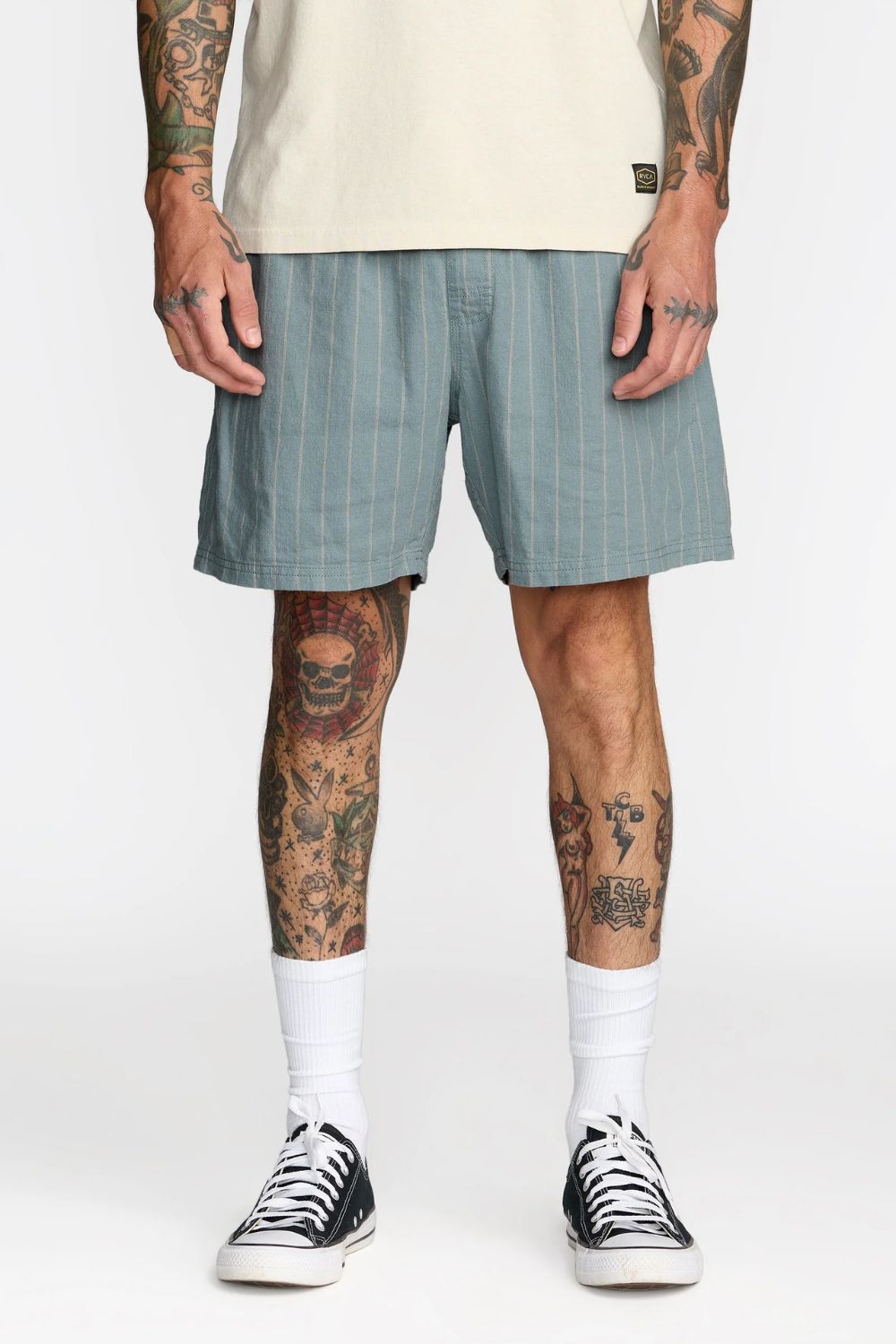 RVCA - SANDS ELASTIC 17 SHORT - LEAD