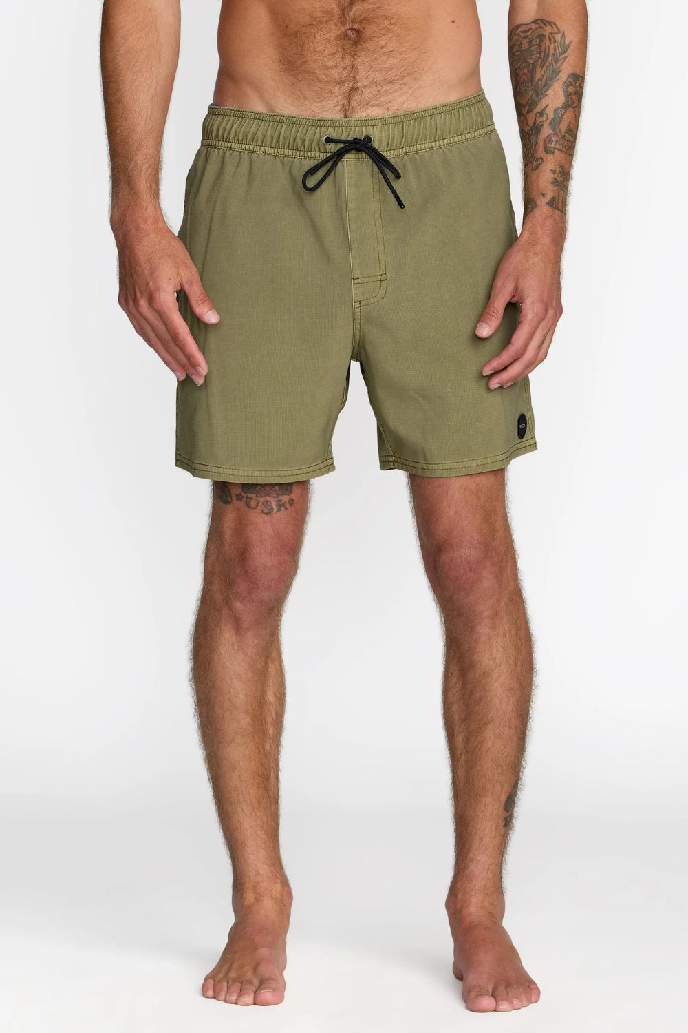 RVCA - VA PIGMENT ELASTIC SHORT 16 - MARTINI OLIVE