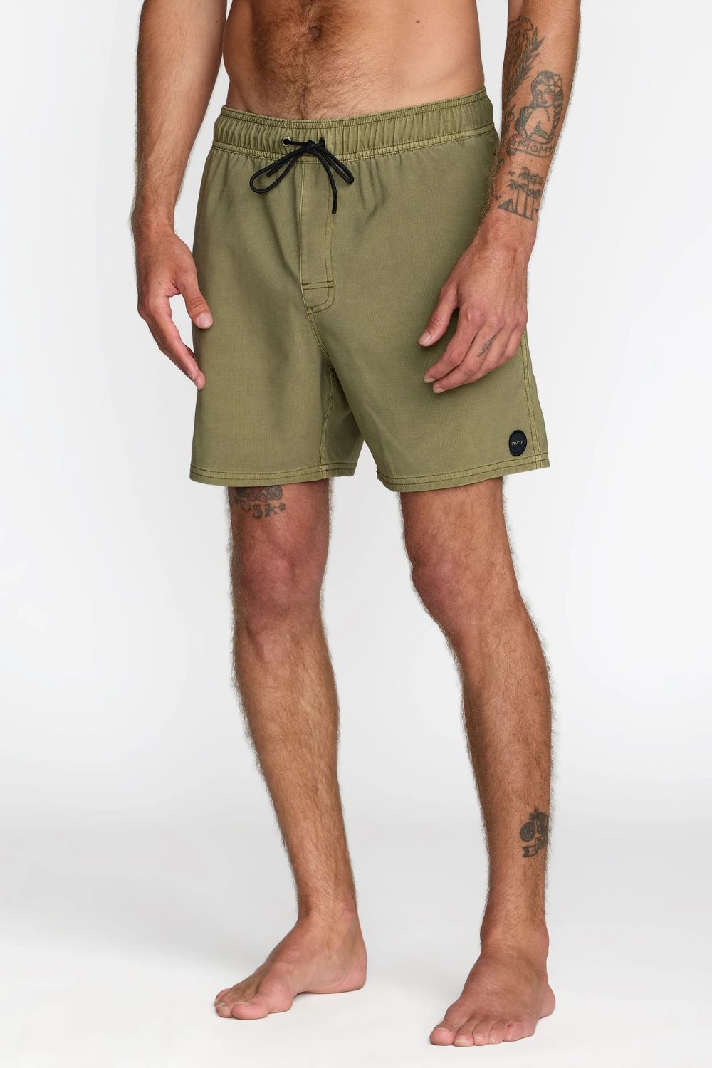 RVCA - VA PIGMENT ELASTIC SHORT 16 - MARTINI OLIVE