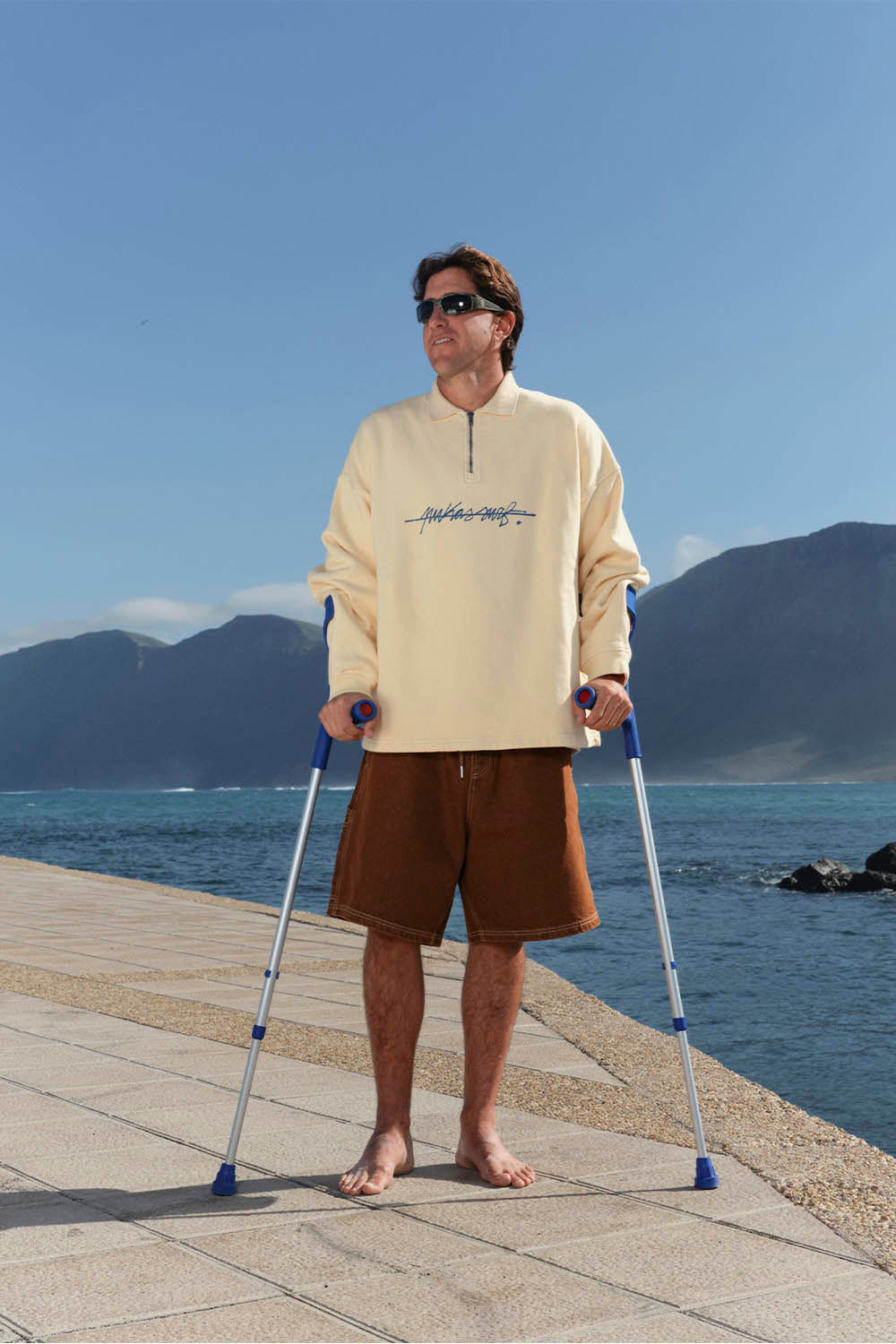 PUKAS - STRINGER HALF ZIP POLO FLEECE