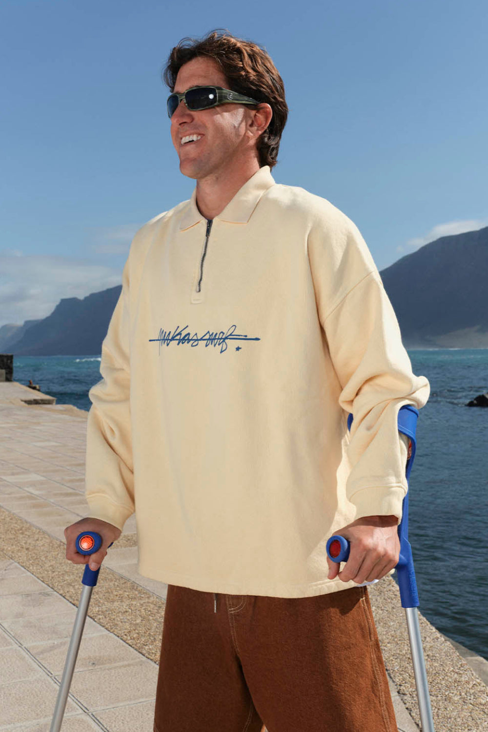 PUKAS - STRINGER HALF ZIP POLO FLEECE