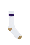 OBEY - SOCCER SOCKS - WHITE/SURF BLUE