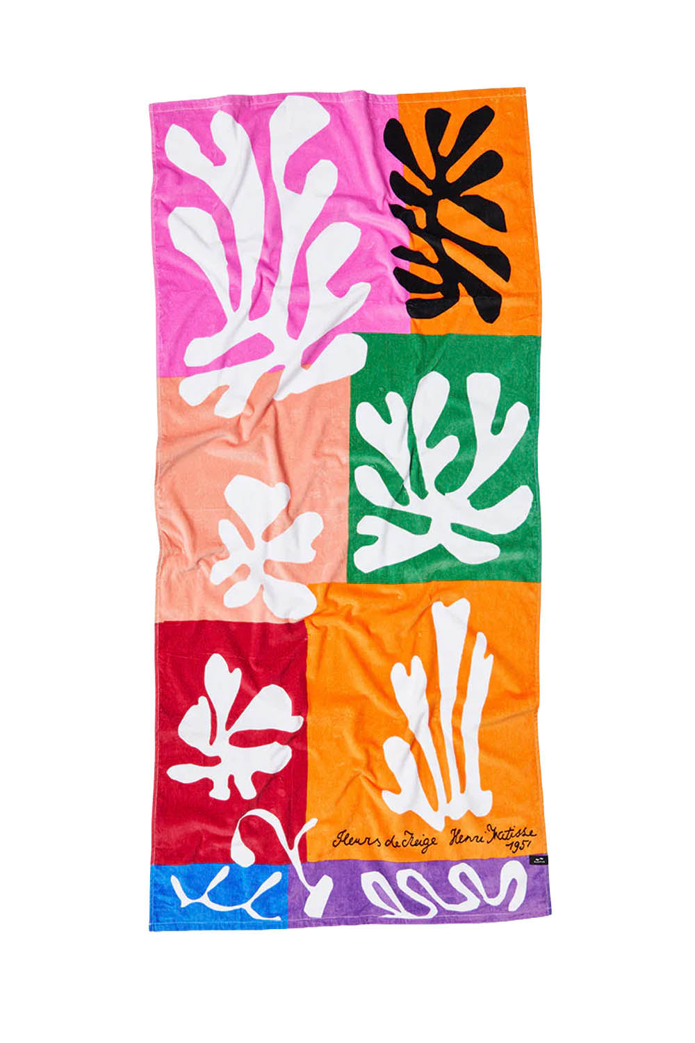 SLOWTIDE - SNOW FLOWERS BEACH TOWEL