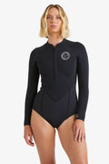 BILLABONG - SALTY DAYZ NATURAL - 2/2MM - FRONT ZIP - BLACK - WOMAN