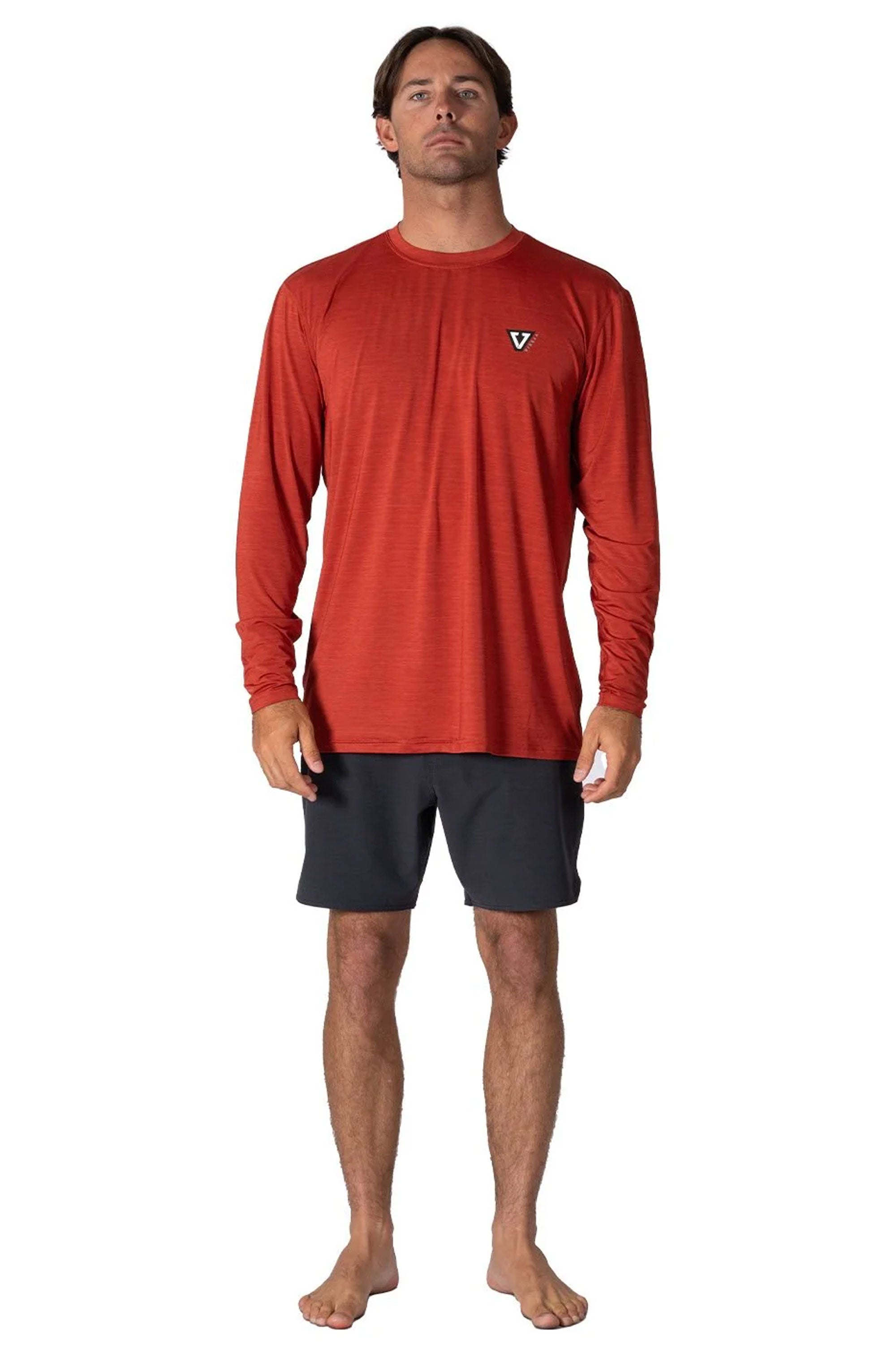 VISSLA - TWISTED ECO SUN SHIRT - Long sleeve - PICANTE - MAN