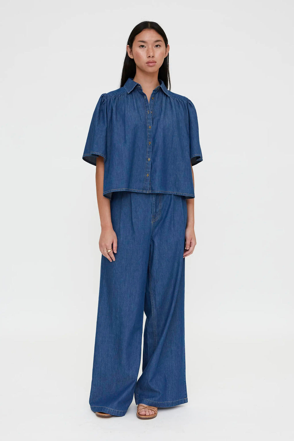 WILD PONY - DENIM WIDE PANT