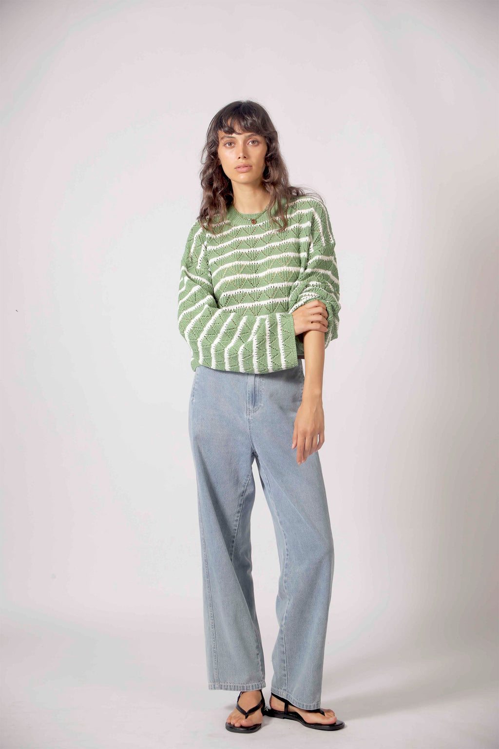 THE KORNER - STRIPED SWEATER