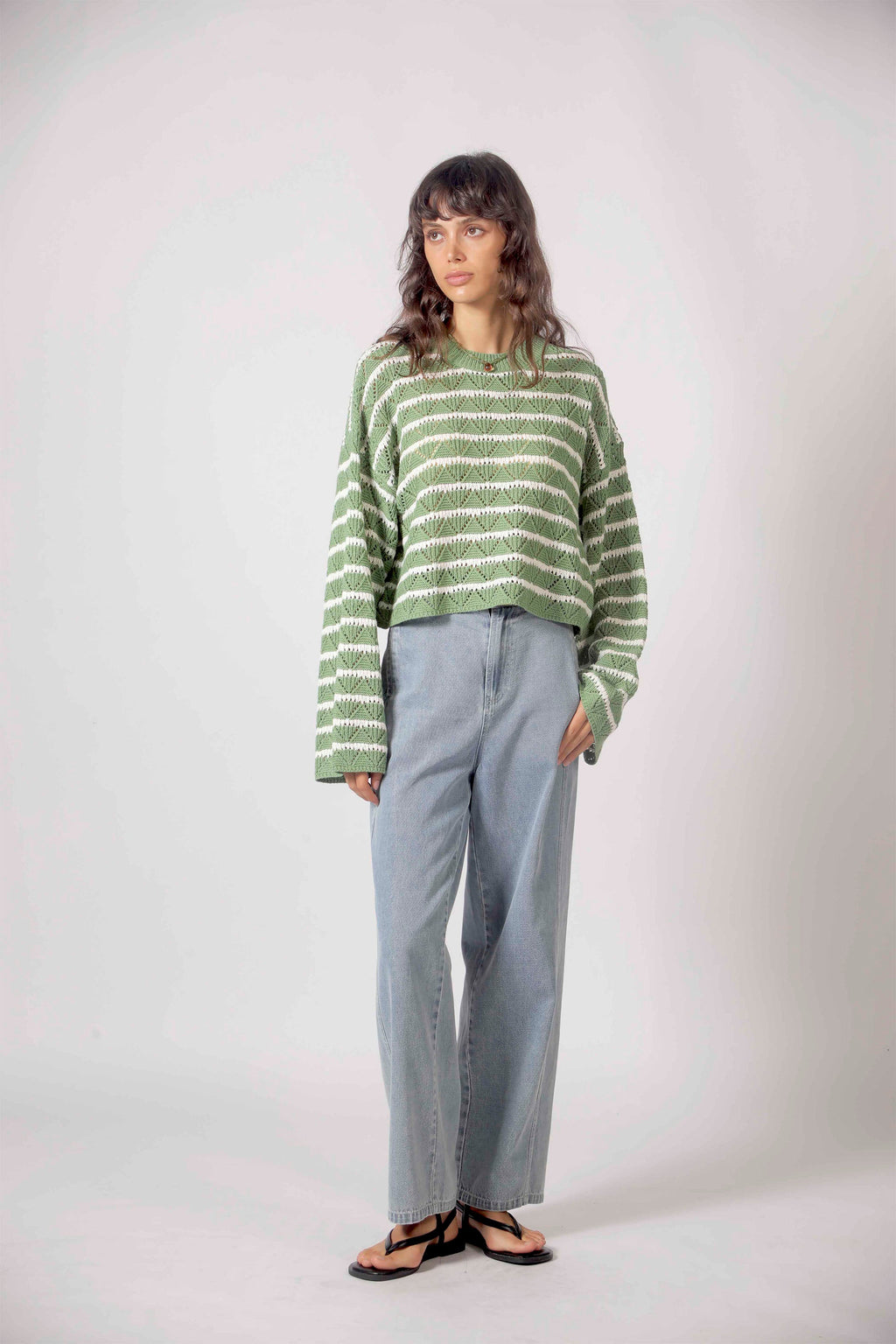 THE KORNER - STRIPED SWEATER