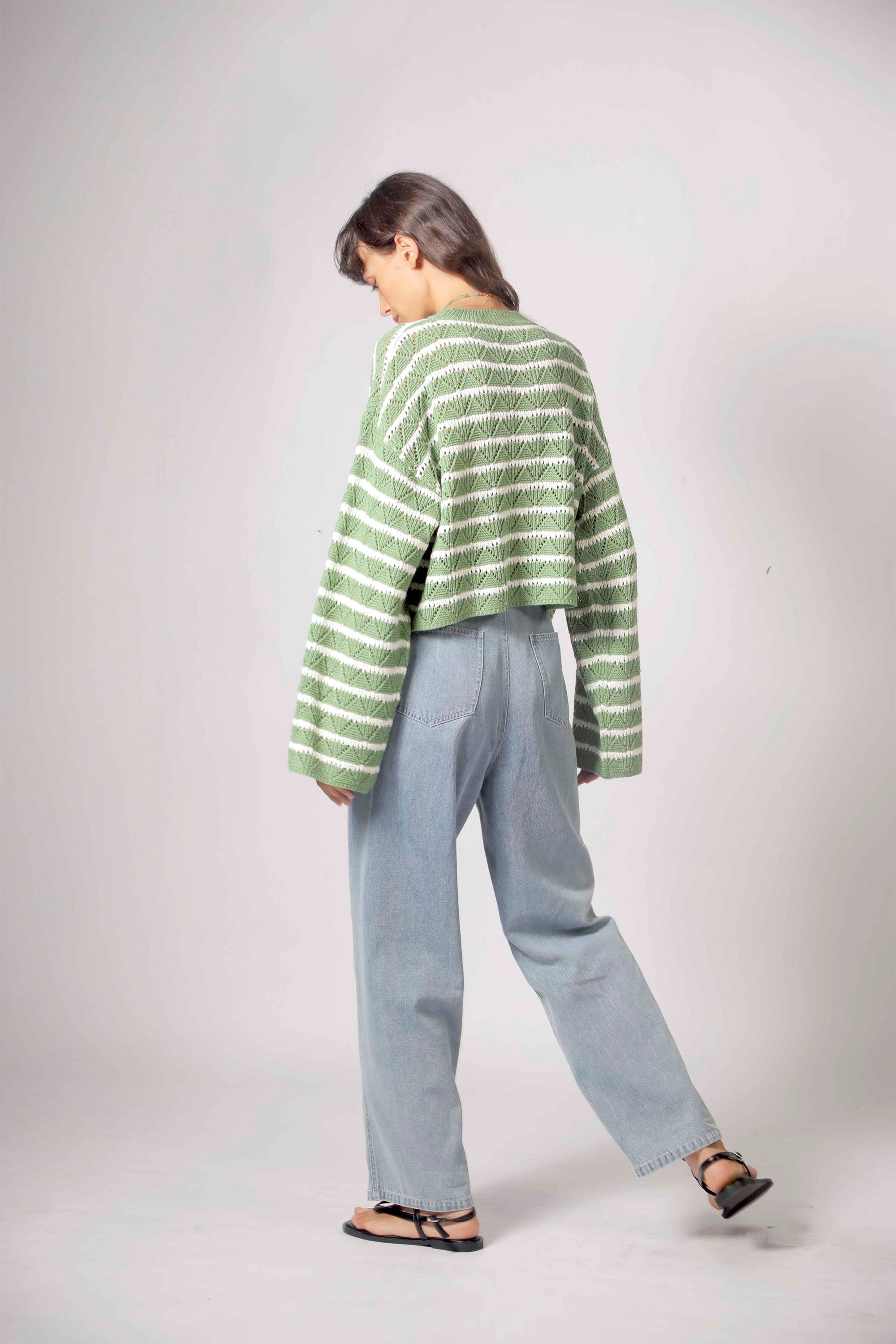 THE KORNER - STRIPED SWEATER
