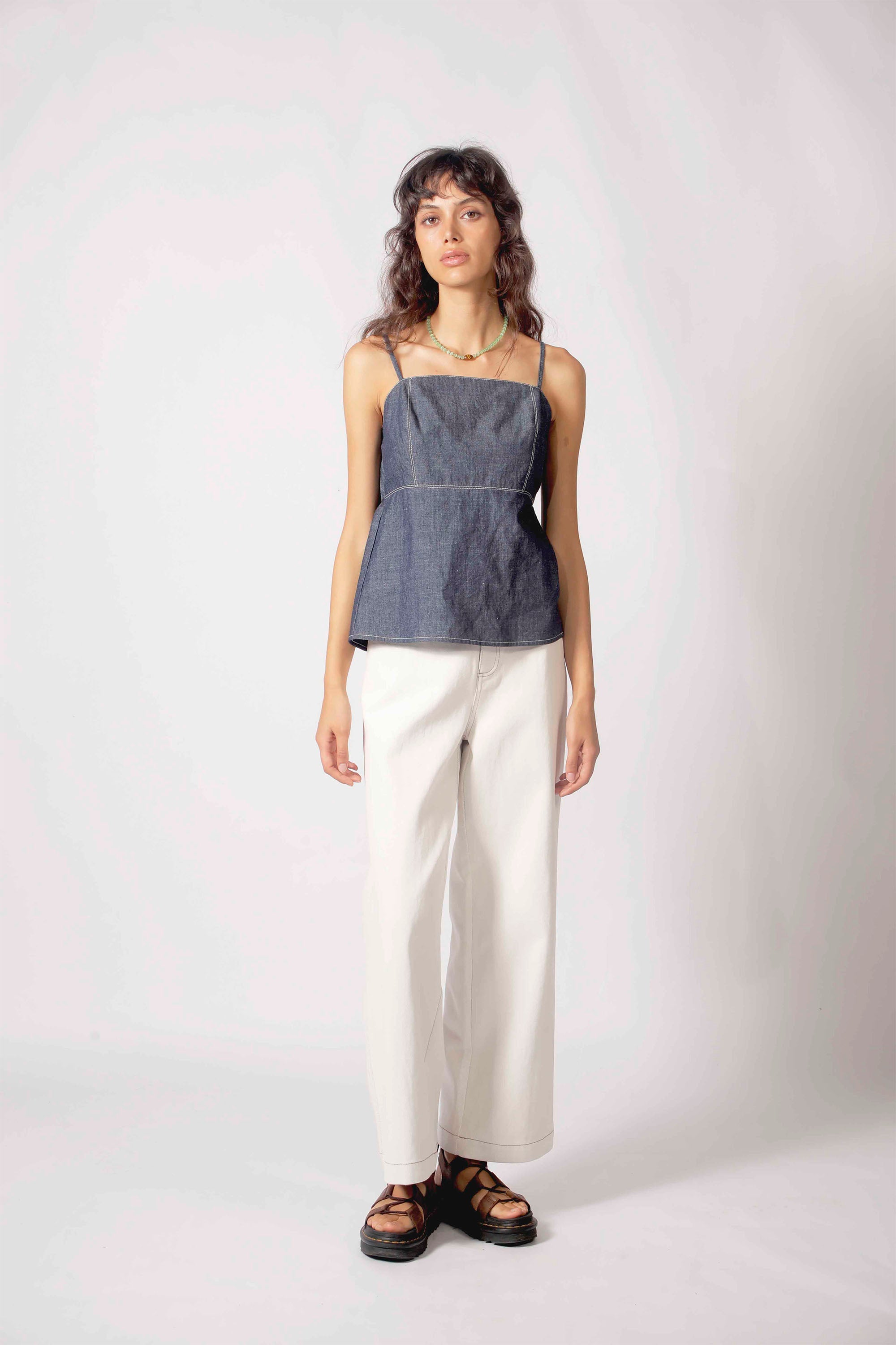 THE KORNER - DENIM TOP