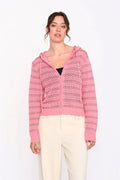 24COLOURS - STRIPED CARDIGAN