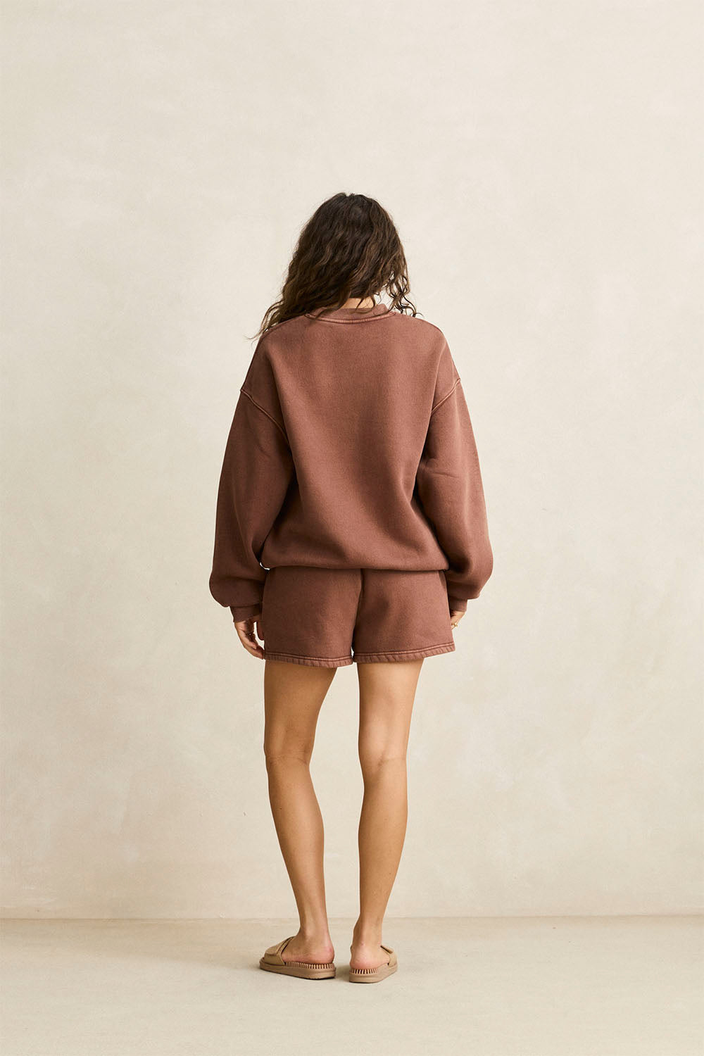 RHYTHM - COLLEGIATE OVERSIZED CREW NECK FLEECE