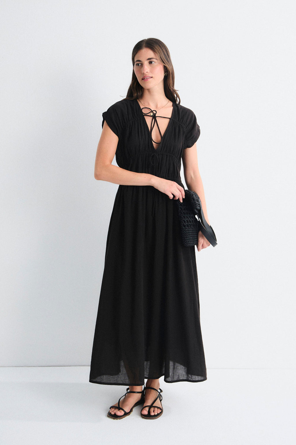MUS & BOMBON - GRETA DRESS - NEGRO