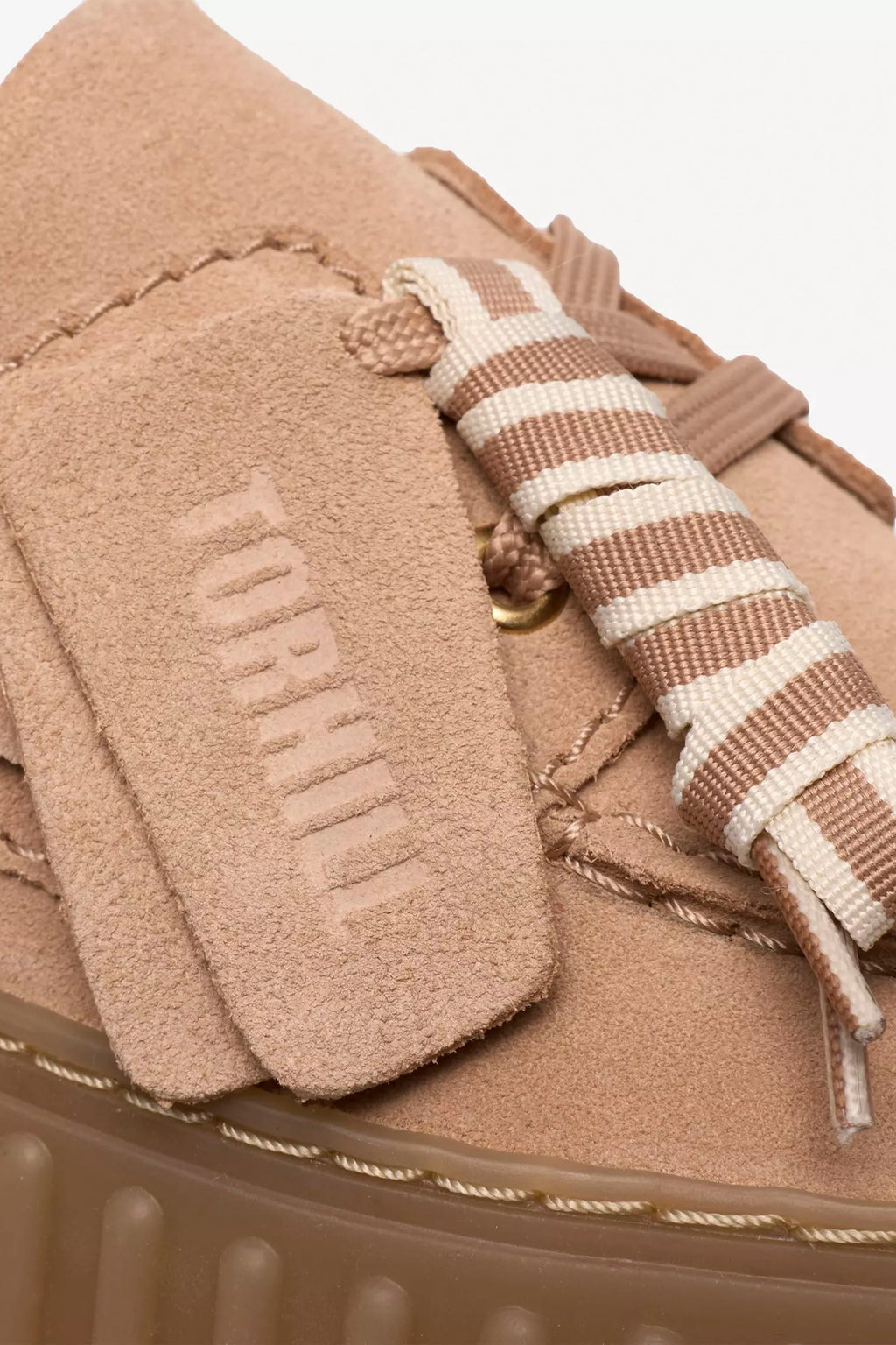 CLARKS - TORNHILL BOAT - BEIGE SUEDE - WOMAN
