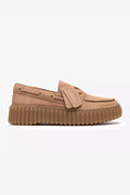 CLARKS - TORNHILL BOAT - BEIGE SUEDE - WOMAN